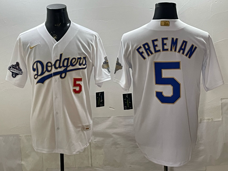 Men 2026 Los Angeles Dodgers #5 Freeman White Game Nike MLB Jersey 04003010